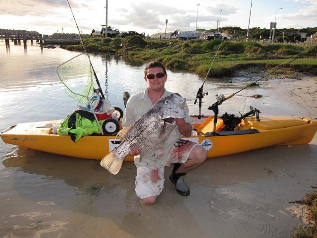 mate billy whith a yak caught dhuie from a few months back